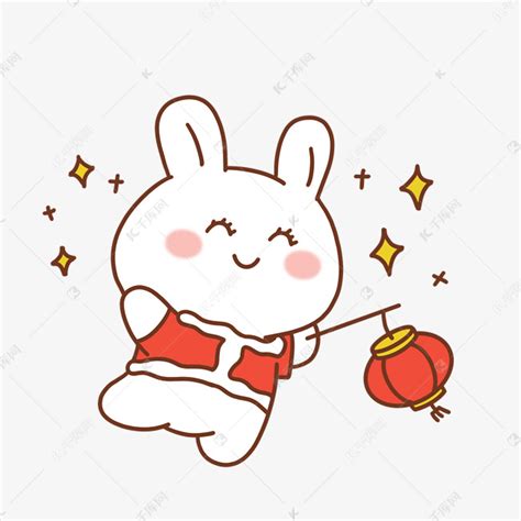 新年春节兔年兔子素材图片免费下载-千库网