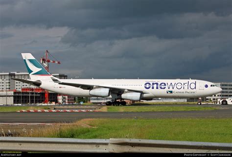 Aircraft Photo of B-HXG | Airbus A340-313 | Cathay Pacific Airways ...