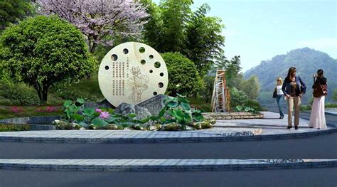 富美乡村建设雕塑案例 -贵州朋和文化景观雕塑设计