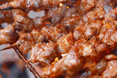 巴楚“红柳烤肉”，不加孜然只撒盐水，这才是正宗的新疆烤羊肉串