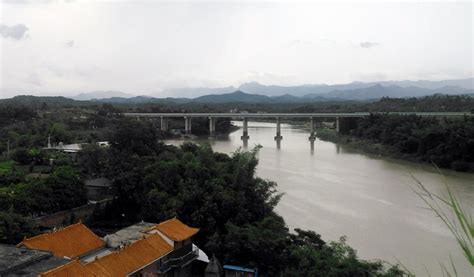 梅州市五华县浮湖梅江大桥——【老百晓集桥】