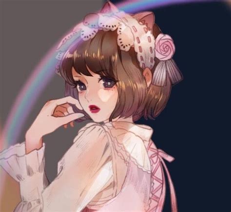 校花的头像甜美女生动漫