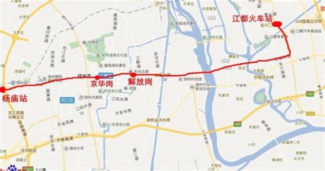 扬州地铁2号线规划图,扬州汊河高新区规划,2020年扬州地铁规划图(第4页)_大山谷图库
