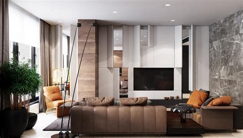 大理石与木材融合，细腻与精致的150平品质复式住宅 - 设计之家