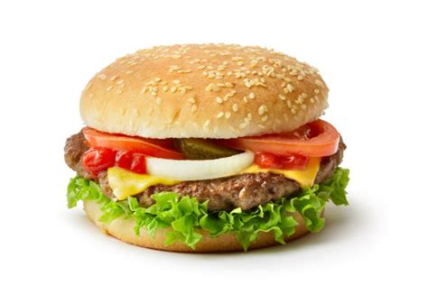 汉堡包,矿块,快餐,红色背景,看风景,牛肉汉堡,在上面,凌乱,奶酪汉堡,快餐店摄影素材,汇图网www.huitu.com