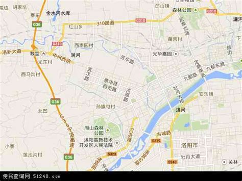 河南省洛阳市地图