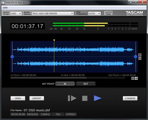 TASCAM 发布免费的 DSD 音频编辑器 Hi-Res Editor - midifan：我们关注电脑音乐
