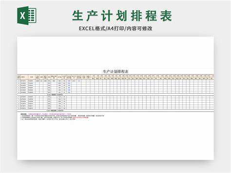 生产线排产该怎么排