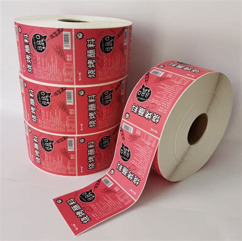 源头工厂标签定制彩色印刷食品标贴pvc贴纸定做卷筒不干胶标签-阿里巴巴