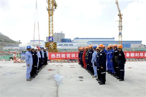 中俄核能合作项目田湾核电7、8机组首台预引入设备顺利就位