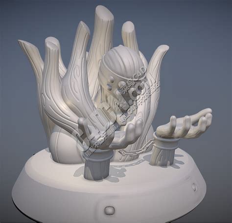 C4D盖多怪兽巨人雕塑雕像模型-菜鸟C4D