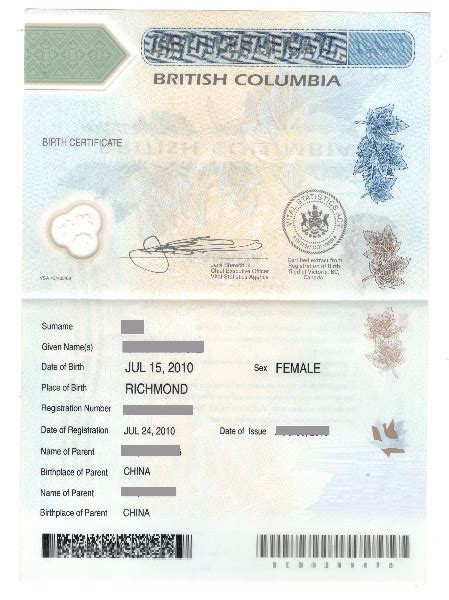 加拿大出生纸（证）公证认证_加国出生证认证_纳光国际