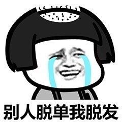 脱发表情包图片