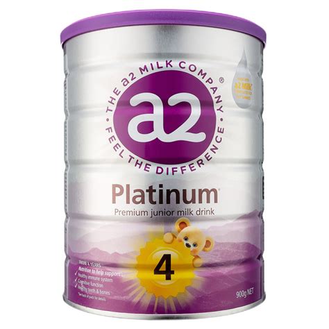 新西兰 A2 Platinum 白金婴幼儿奶粉4段 900g 适合48个月以上（新版）