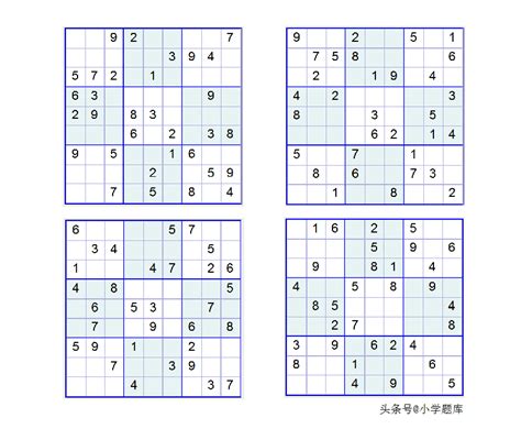 小学生趣味数独游戏（九十）_数学游戏_奥数网