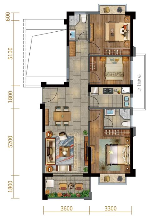 恰到好处的户型设计 才是真正的舒适型住宅 - 漳州房地产联合网(zz.xmhouse.com)
