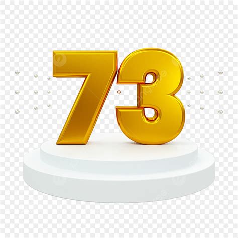 number, 73, in a circle classic round sticker | Zazzle.com