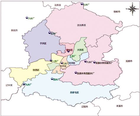 沈阳区域划分地图图片 沈阳区域划分地图图片
