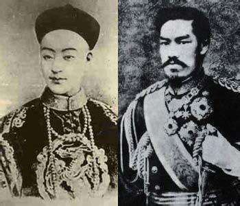 日本明治维新时期，天皇带头剪发穿西装