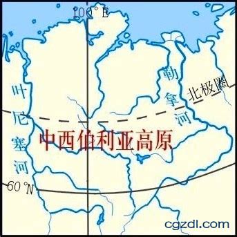 西伯利亚远东地区地图,西伯利亚大图,中西伯利亚_大山谷图库