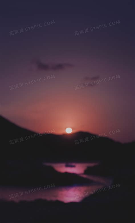 太阳落山非主流头像