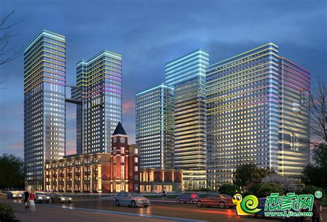 邯郸商业街su模型下载-光辉城市