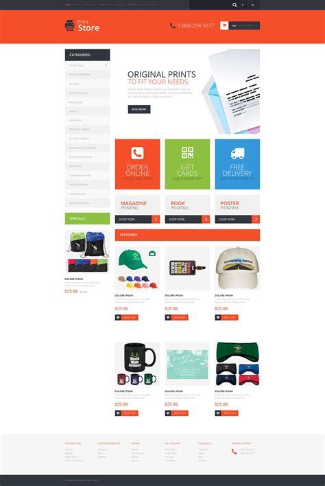 Coffee Shop OpenCart Template
