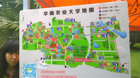 华南农业大学2015年考研考点示意图
