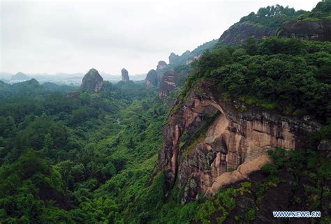 Scenery of Longhu Mountain geopark in east China