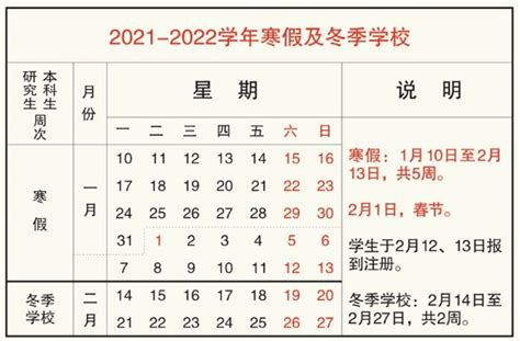 2022-2023年上海中小学校历 寒暑假放假时间_初三网