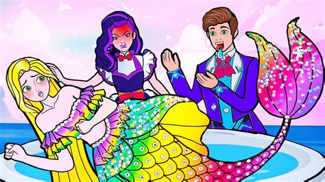 童话大冒险12：星星和仙子救出芭比美人鱼，王子和芭比美人鱼幸福的在一起_高光片段_腾讯视频