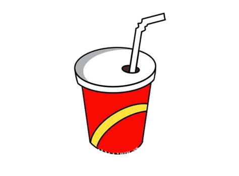 手绘一杯可乐怎么画，手绘可乐杯的画法步骤教程-黄鹤楼动漫动画片设计制作公司