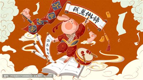 前途似锦插画,春节,节日素材,设计模板,汇图网www.huitu.com