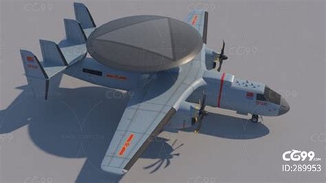 空警600 KJ-600海军空中预警机-cg模型免费下载-CG99