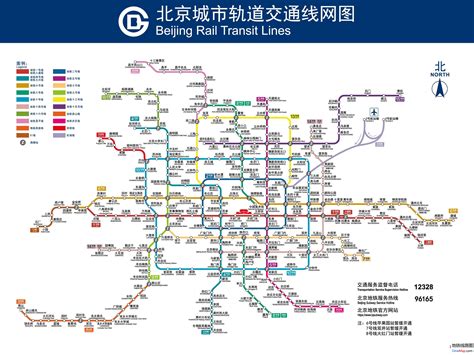 北京地铁 - 地铁线路图