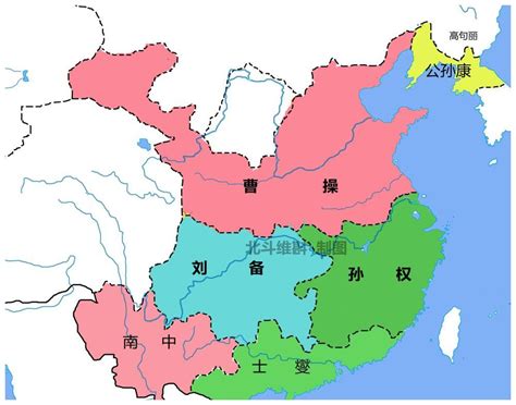 三国地图古今对照全图高清版,三国版图对应现代位置？-史册号