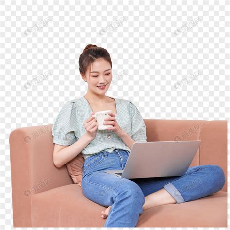 甜美女生头像躺着