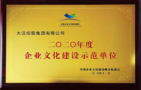 大汉集团|喜获2020年度“企业文化建设示范单位”---湖南省房地产业协会官网