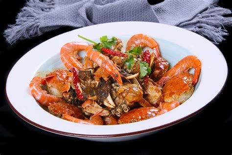 虾兵蟹将,中国菜系,食品餐饮,摄影素材,汇图网www.huitu.com