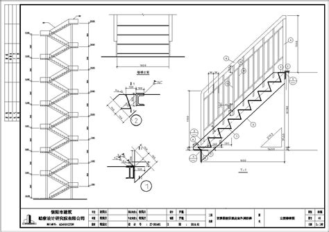 某住宅楼钢楼梯设计节点构造详图纸_cad图纸下载-土木在线