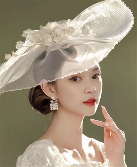 温柔法式新娘头像女生