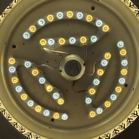 led环形贴片光源 吸顶灯改造灯板LED超薄带透镜模组光源灯配件 ...