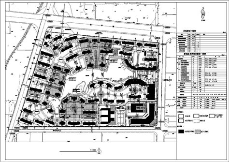 昆明市鸿润佳园小区总平面规划设计CAD图纸（占地五公顷/2套方案）_住宅小区_土木在线