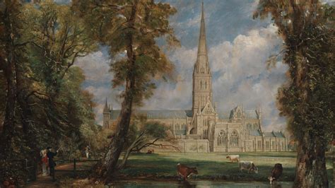 John Constable : "Salisbury Cathedral from the Bishop
