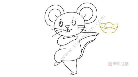 2023年鼠年吉祥物简笔画 2023年鼠年吉祥物简笔画图片 | 抖兔教育