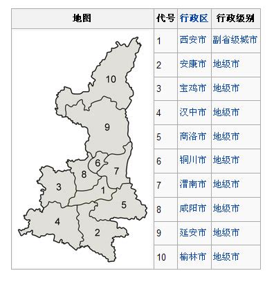 陕西区域分布图,陕西地区分布图,陕西区域划分图_大山谷图库