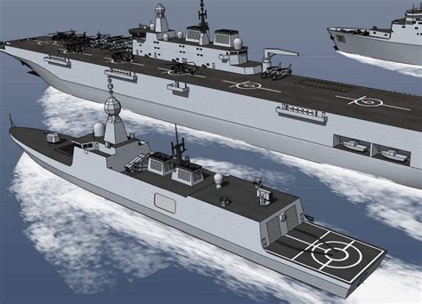 076或已开工建造，直通甲板双舰岛设计，搭配无人机电弹效率高_凤凰网视频_凤凰网