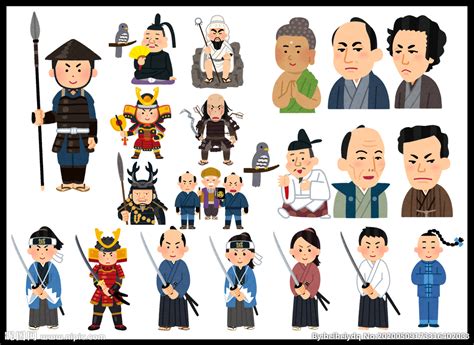手绘日本卡通人物可爱形象素材图片免费下载-千库网