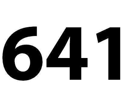 641 — шестьсот сорок один. натуральное нечетное число. 116е простое ...