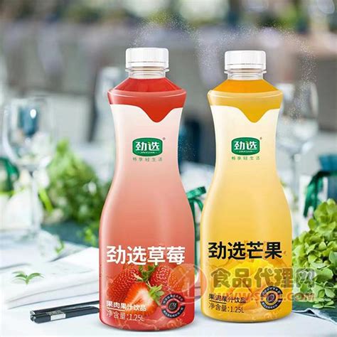 劲选果肉果汁饮料1.25L-河南鹰速食品有限公司-秒火食品代理网